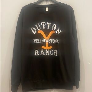 Dutton Yellowstone Ranch Black Sweatshirt